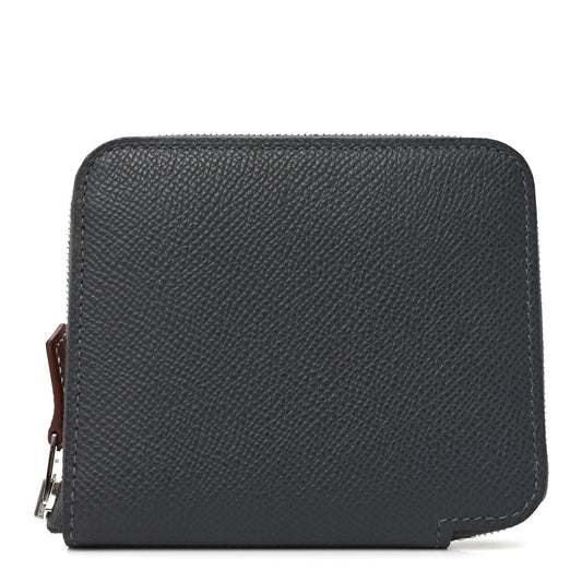 Epsom Silk'In Compact Wallet Ardoise Brume