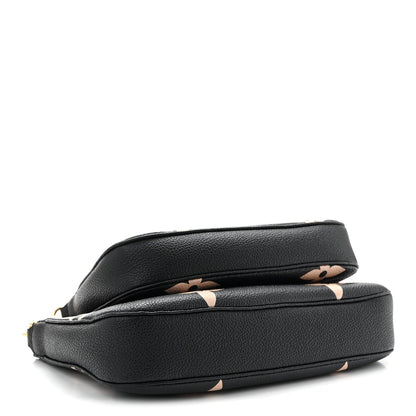 Empreinte Monogram Giant Multi Pochette Accessories Black Beige