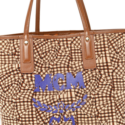 Visetos Medium Liz Reversible Shopper Tote Cognac