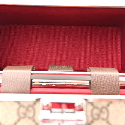 GG Supreme Monogram Globe-Trotter Beauty Case Brown