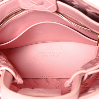 Nappa Intrecciato Small Andiamo Shoulder Bag Blush