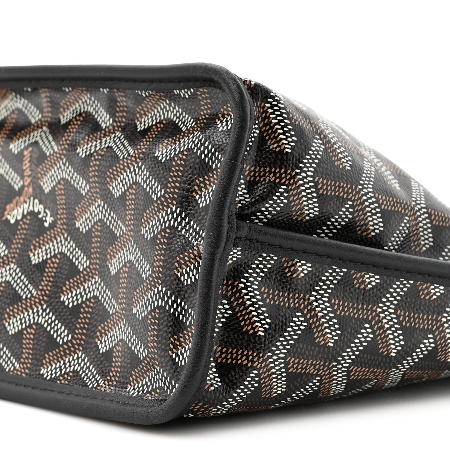 Goyardine Reversible Mini Anjou Black