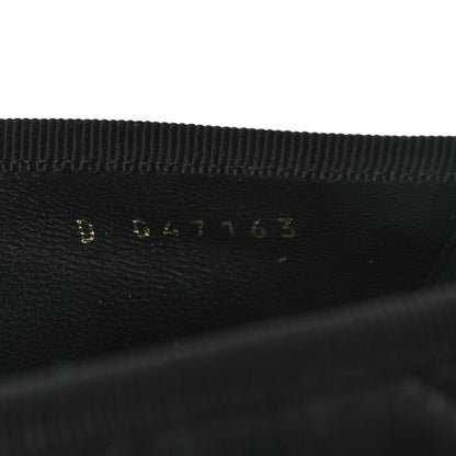 Lambskin Quilted CC Cambon Ballet Flats 41 Black White