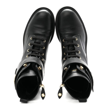Calfskin Ranger Boots 40 Black