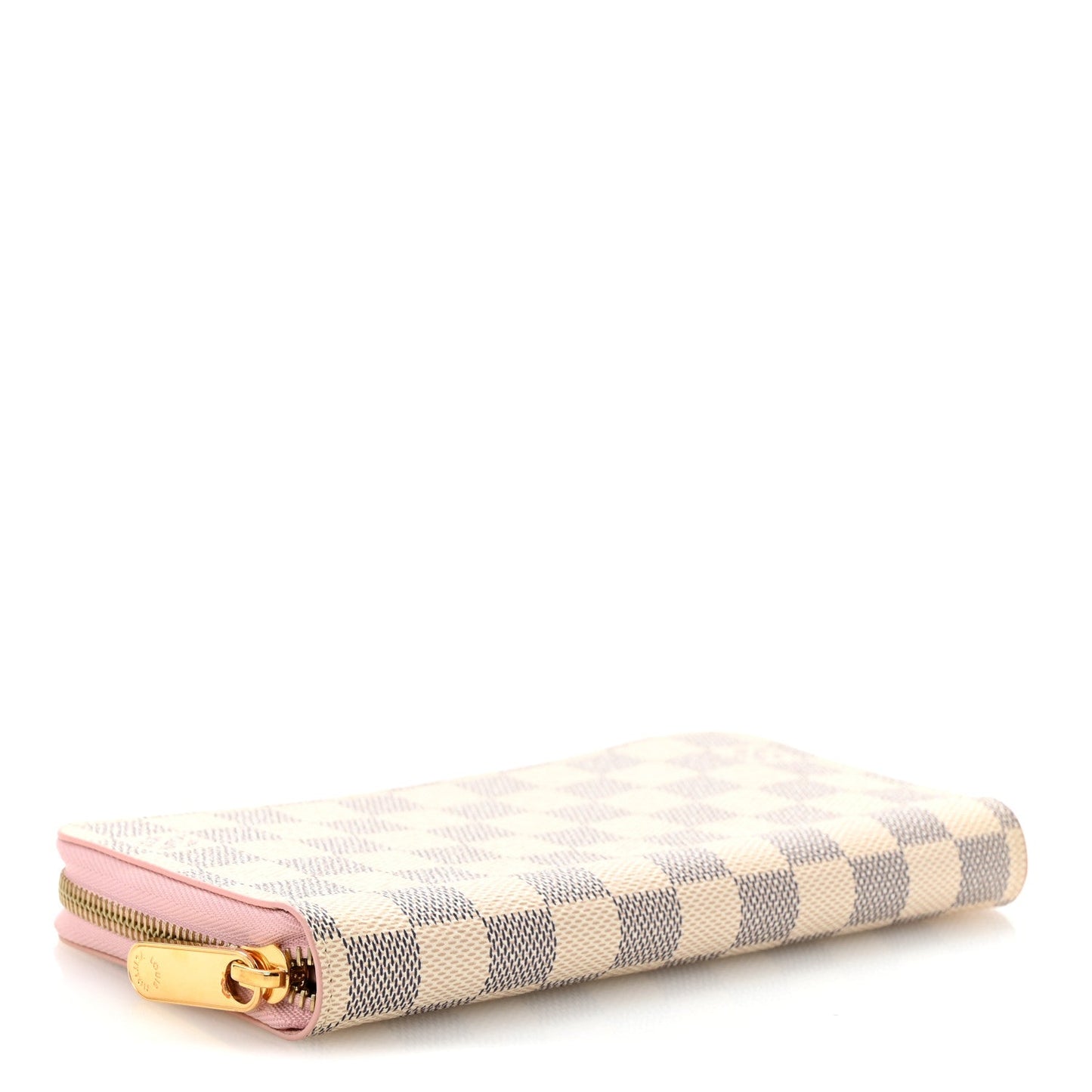 Damier Azur Zippy Wallet Rose Ballerine