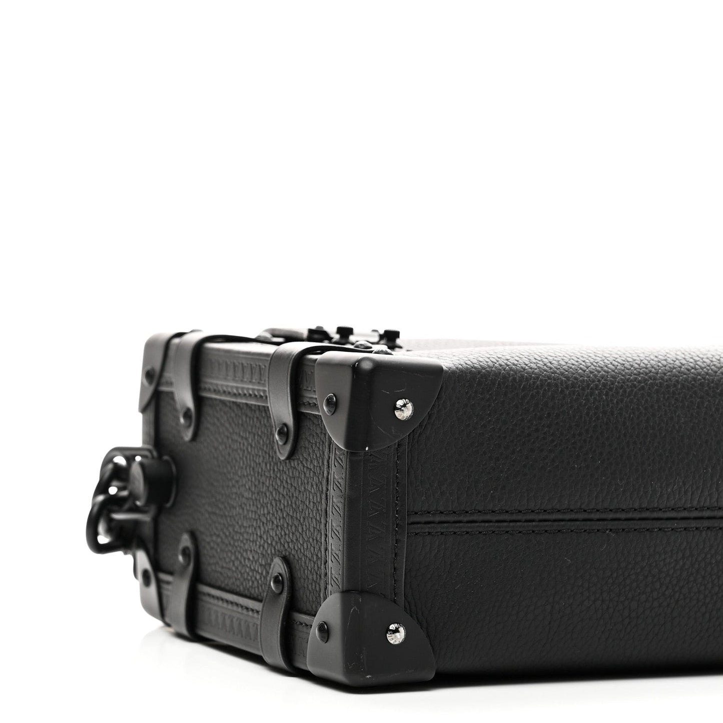 Calfskin Side Trunk MM Black