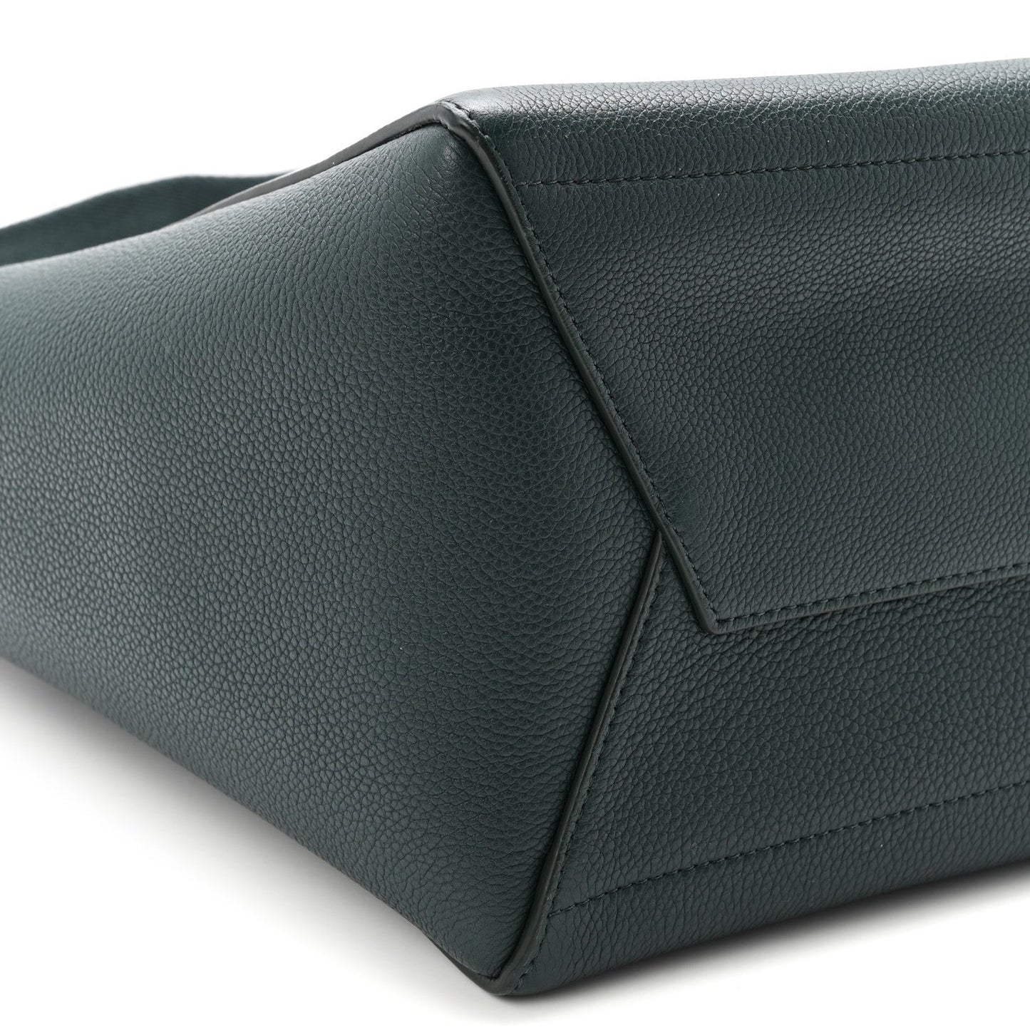 Soft Grained Calfskin Sangle Bucket Bag Amazone
