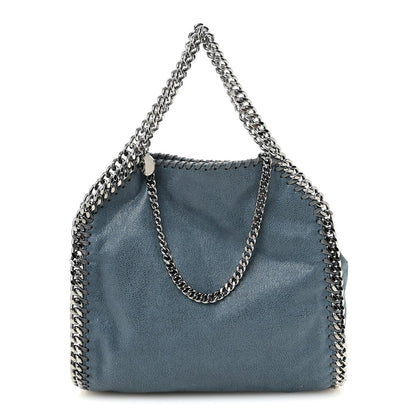 Shaggy Deer Mini Falabella Fold Over Tote Light Blue
