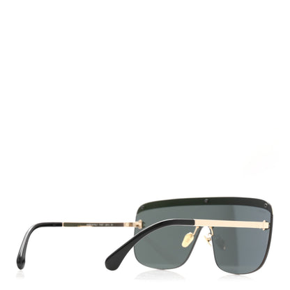 Metal Web Aviator Sunglasses GG0062S Green Red