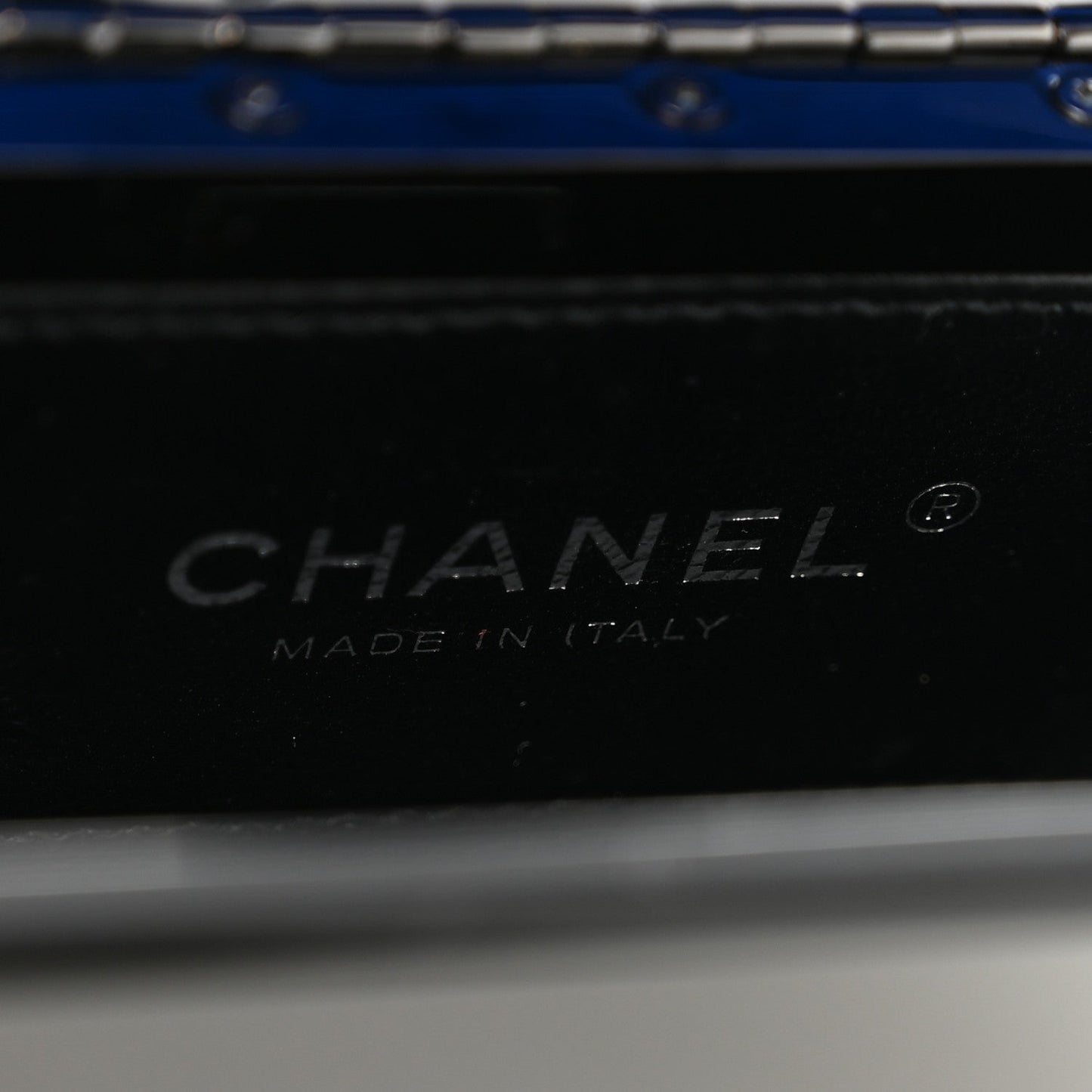 Plexiglass Plexi Coco Bag Black Blue