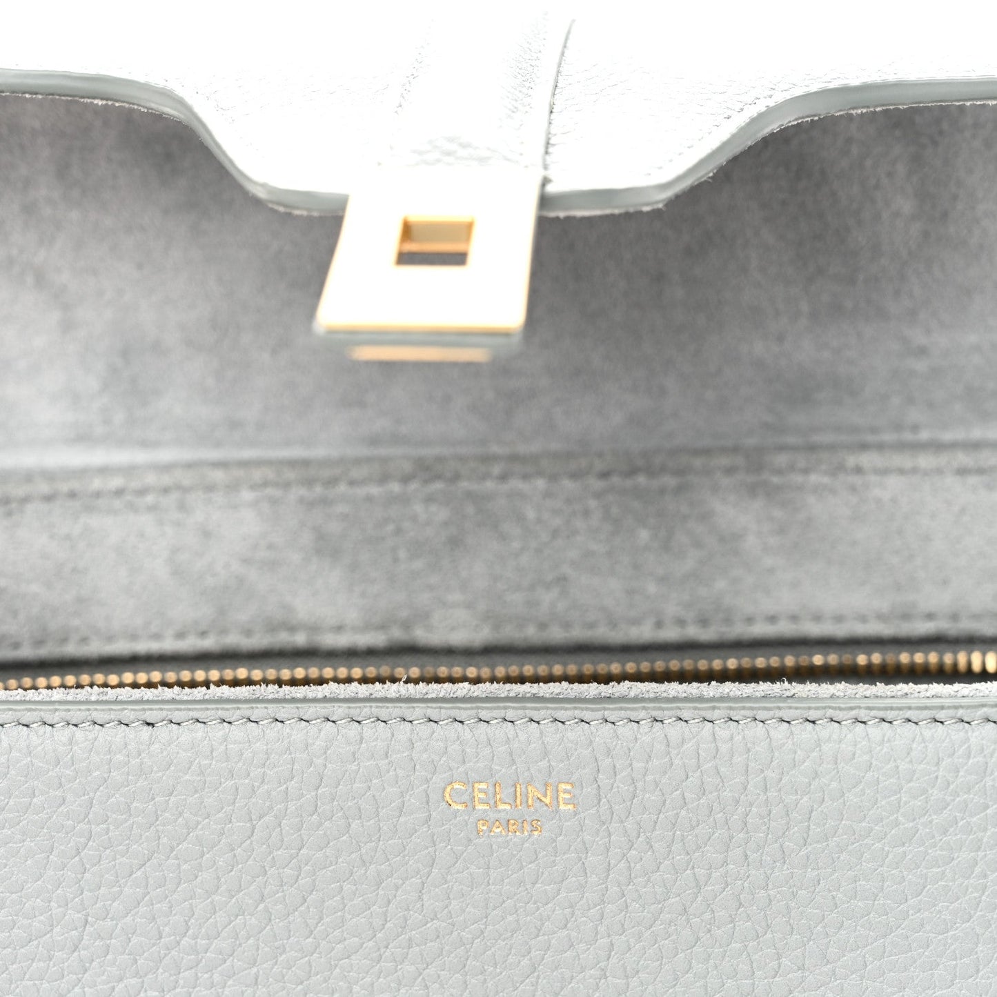 Grained Calfskin Teen Soft 16 Shoulder Bag Ice Blue
