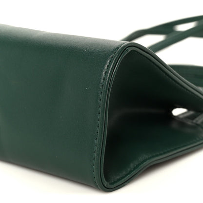 Vegan Leather Small Shopping Bag Leaf