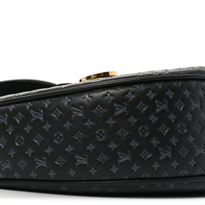 Calfskin Embossed Monogram Loop Black