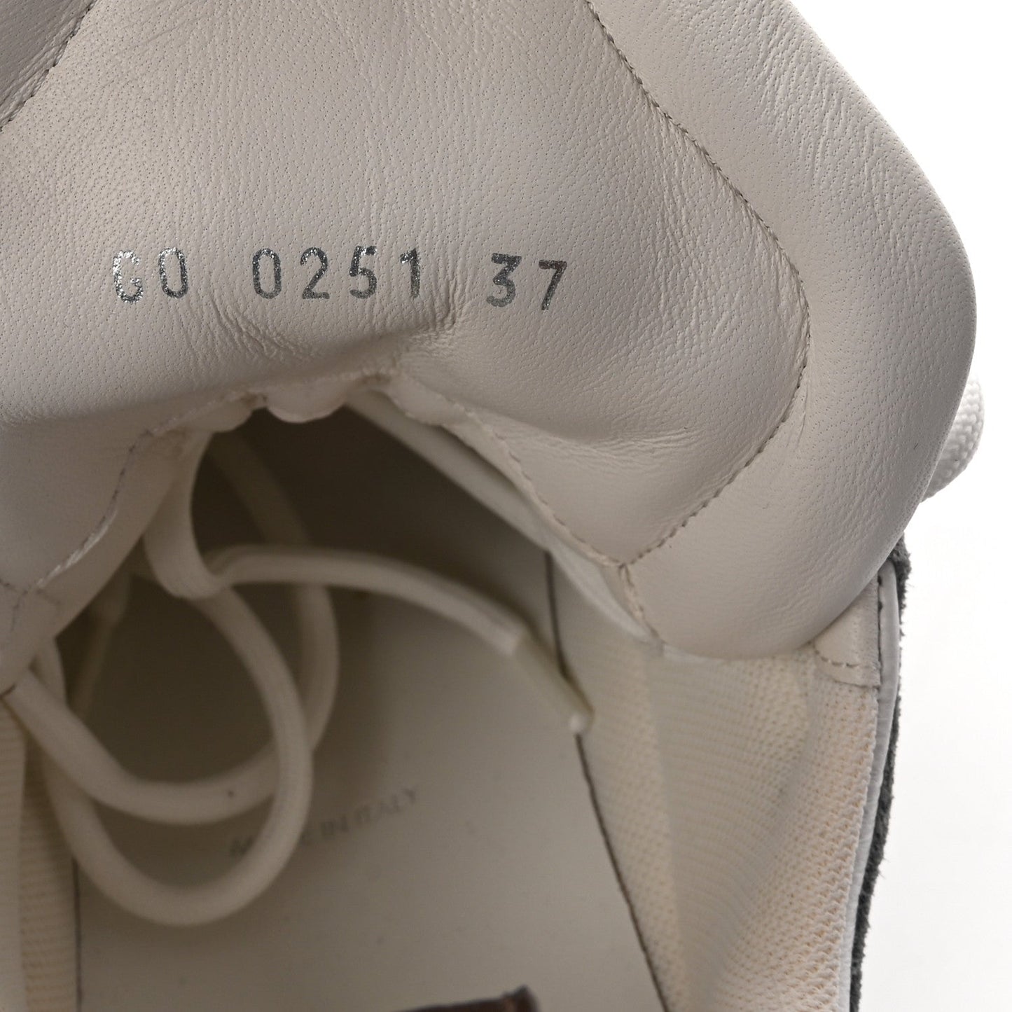 Metallic Calfskin Technical Nylon LV Archlight Sneakers 37 White Silver