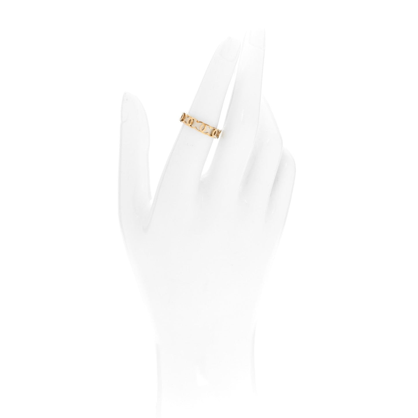 Metal CC Ring 52 6 Gold