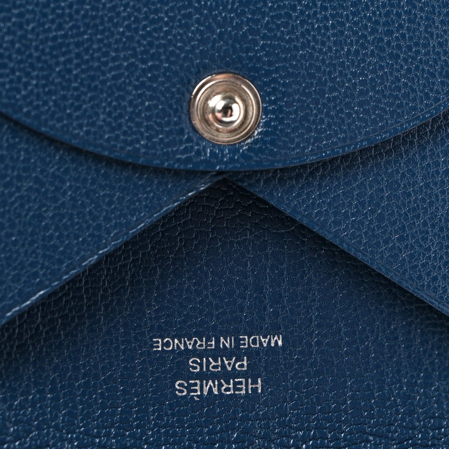 Chevre Chamkila Calvi Card Case Deep Bleu