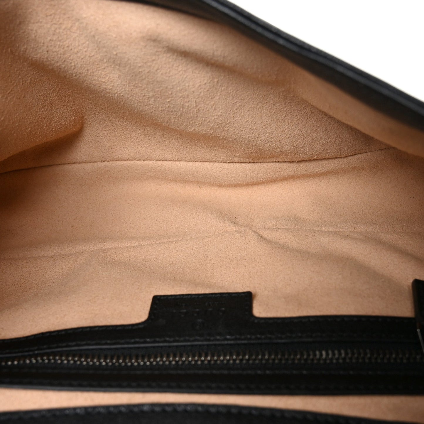 Goatskin Small GG Monochrome Aphrodite Shoulder Bag Black