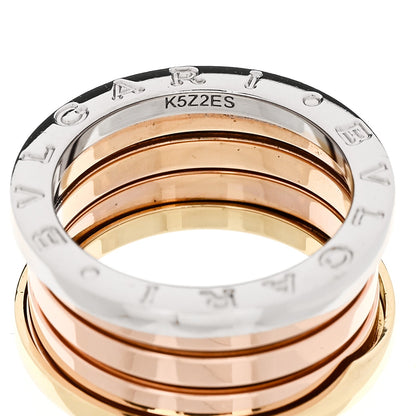 18K Rose White Yellow Gold B.Zero1 Four-Band Ring 53 6.5