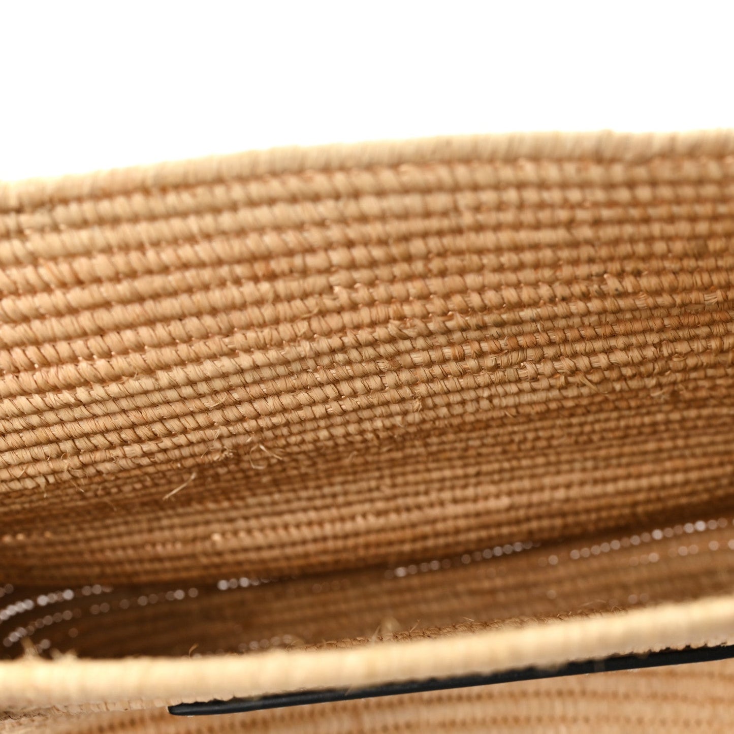 Raffia Small Square Basket Tote Bag Natural Tan