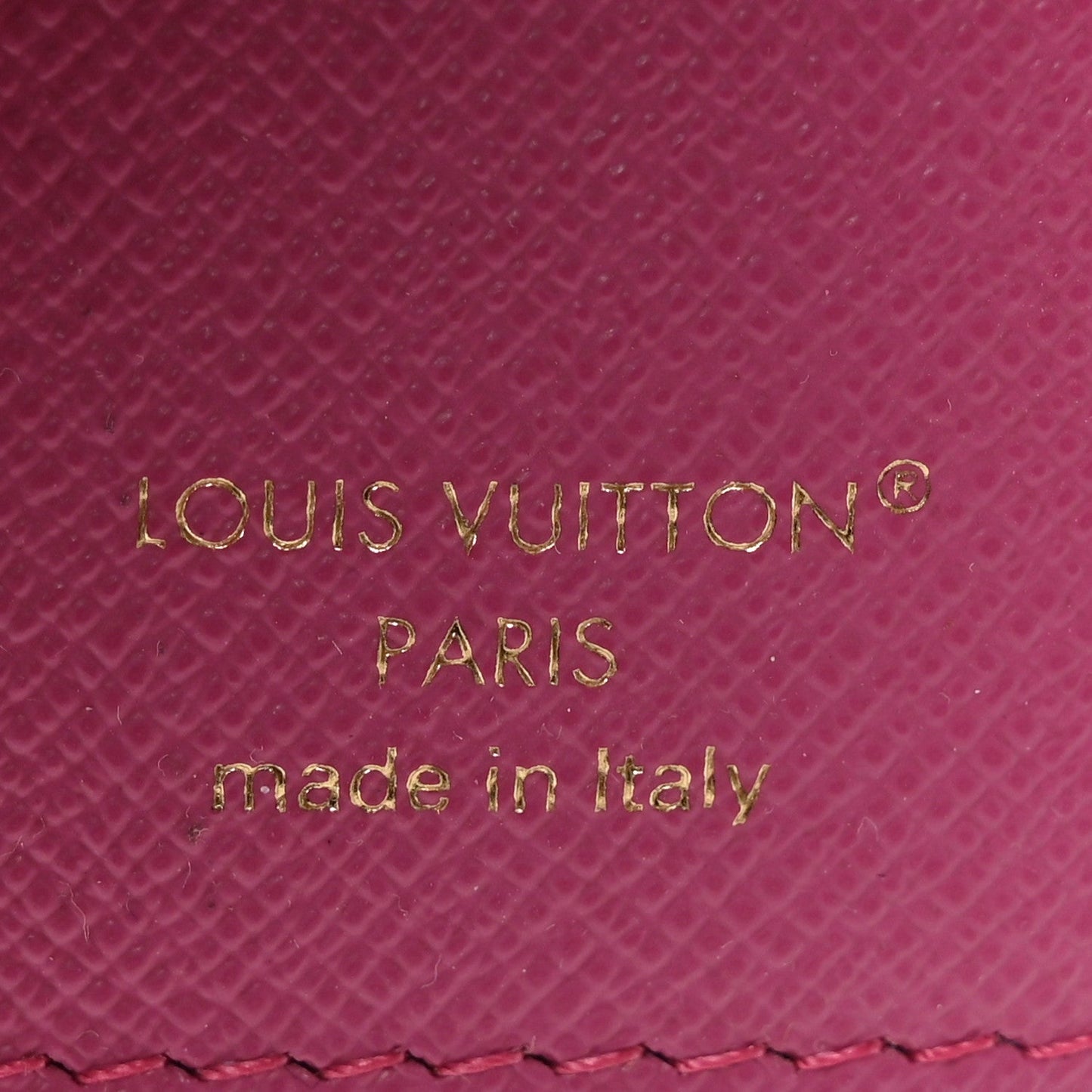 Denim Monogram Jacquard Victorine Wallet Fuchsia