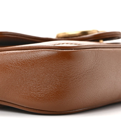 Azalea Calfskin Matelasse Diagonal Super Mini GG Marmont Shoulder Bag Cuir