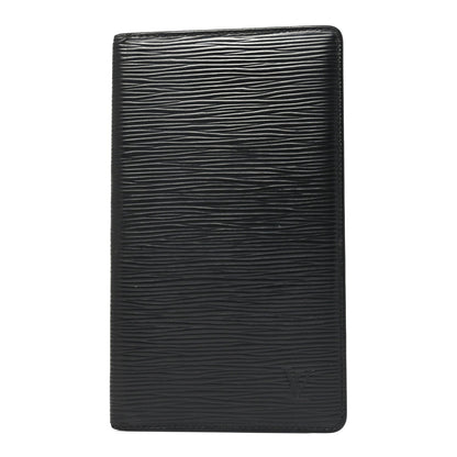 Epi Checkbook Organizer Wallet Black