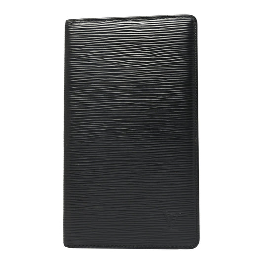 Epi Checkbook Organizer Wallet Black