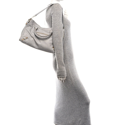 Chevre Giant 12 Gold Hardware City Gris Glace