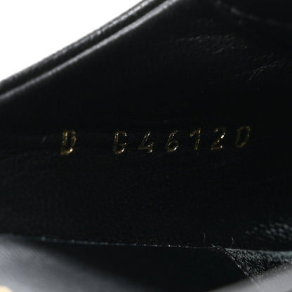 Lambskin Quilted CC Turnlock Mules 39.5 Black