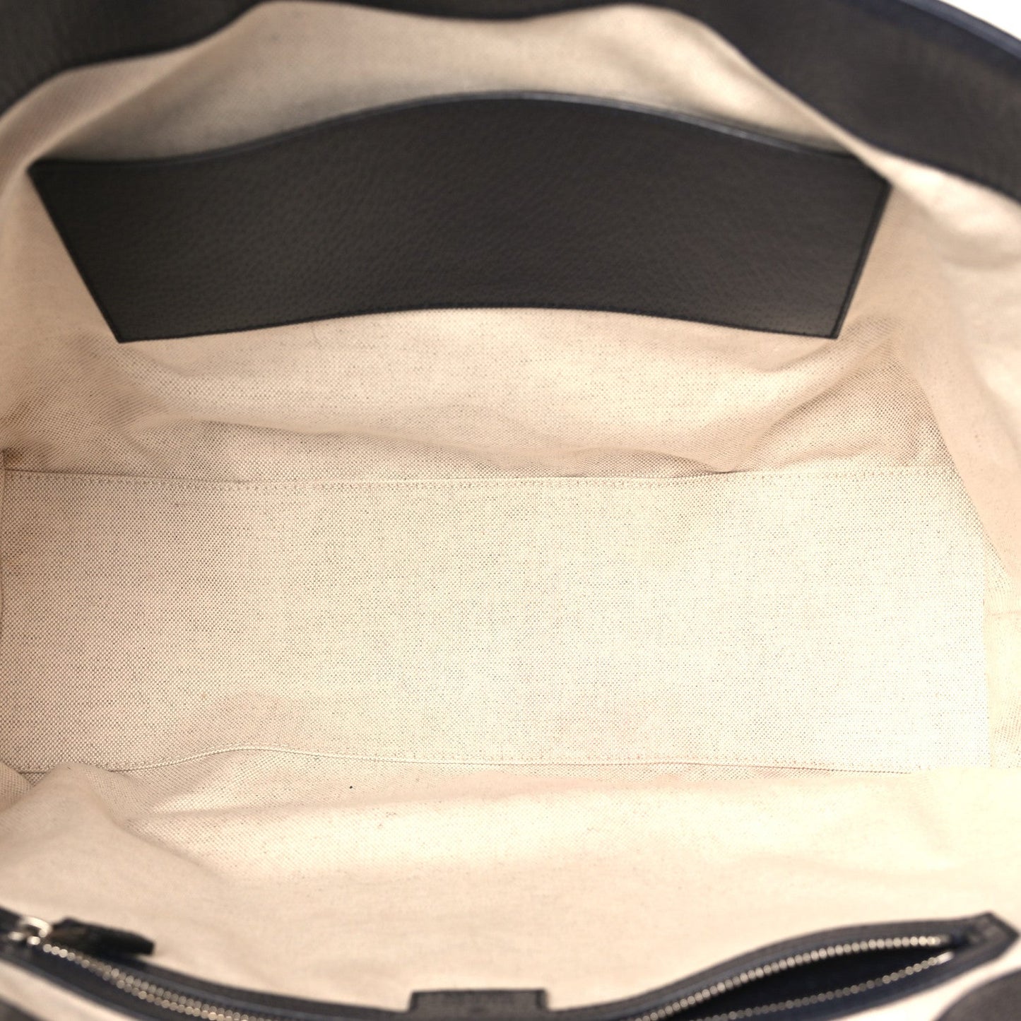 GG Supreme Monogram Textured Calfskin Web Medium Ophidia Shopping Tote Beige Blue