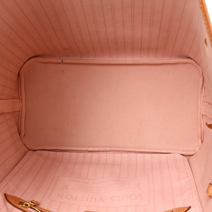 Damier Azur Neo Neverfull MM Rose Ballerine
