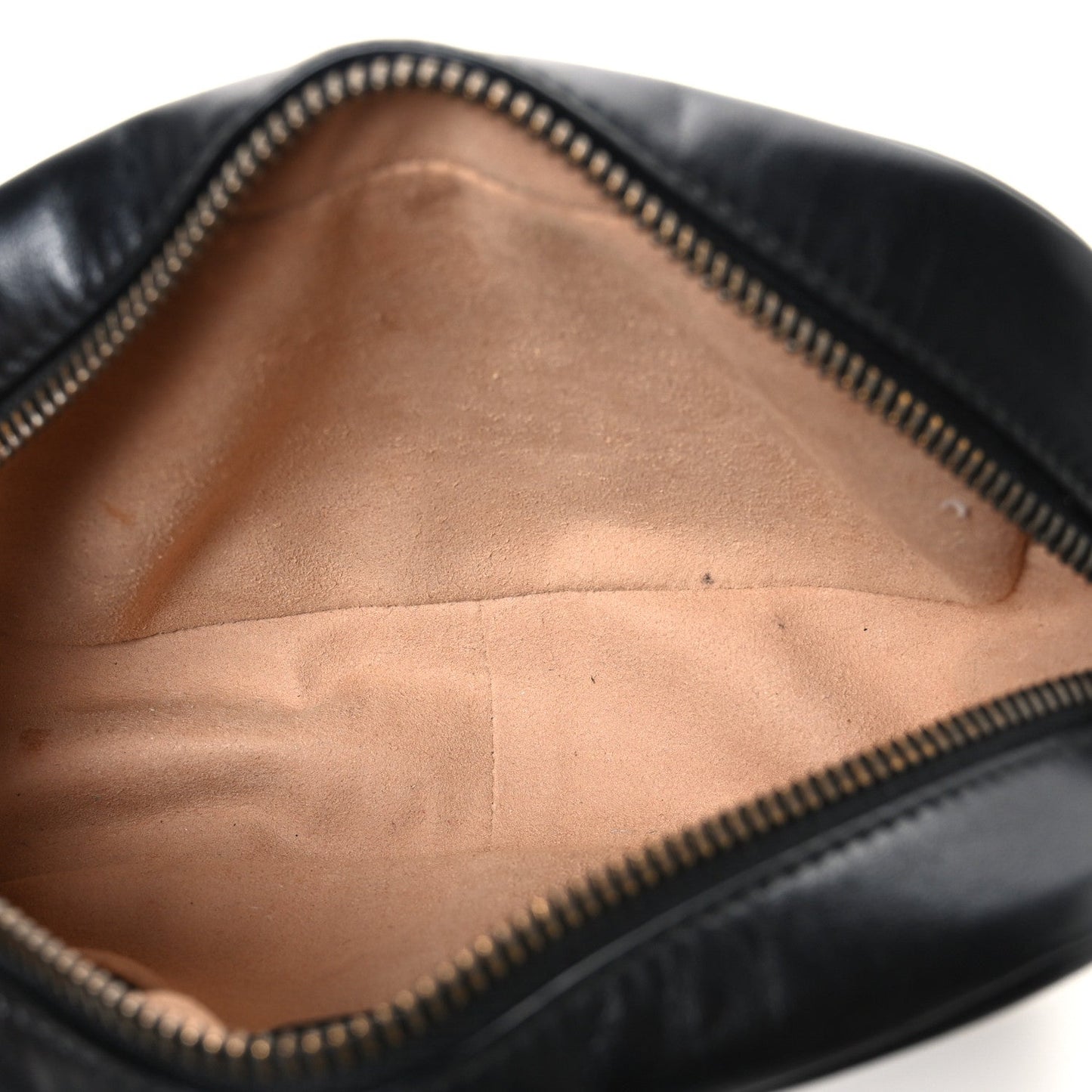Calfskin Matelasse Mini GG Marmont Chain Shoulder Bag Black
