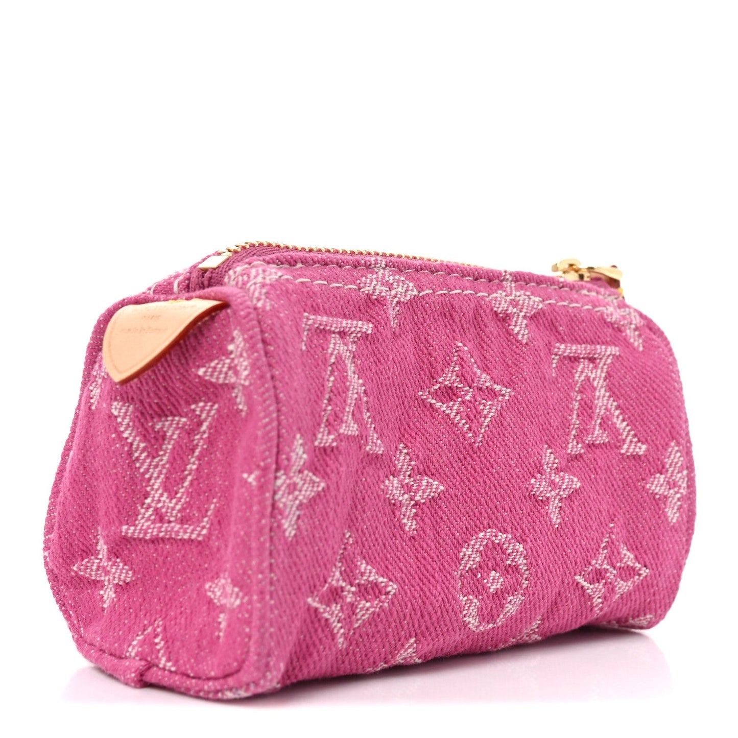 Denim Trousse Speedy Fuchsia