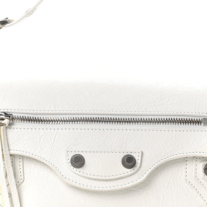 Agneau Arena Small Le Cagole Sling Bag Optic White
