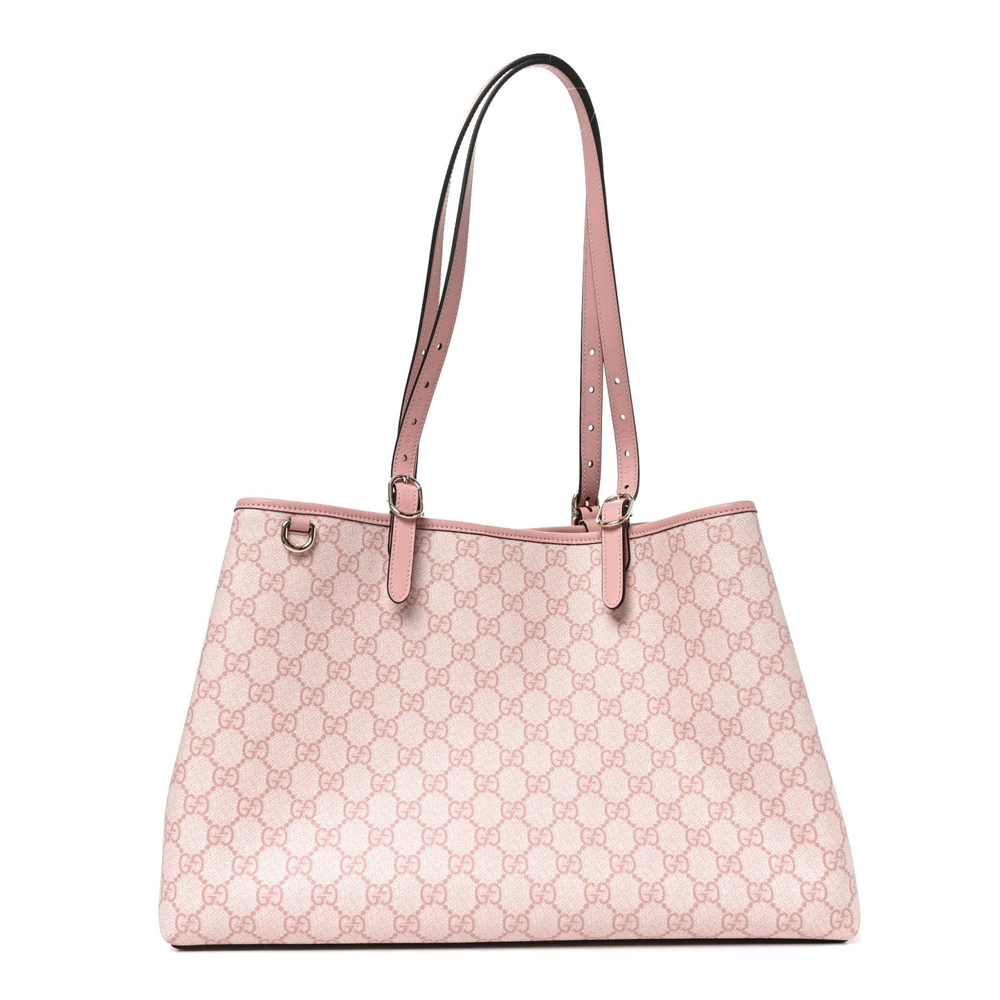 GG Supreme Monogram Emblem Large Tote Bag Light Pink