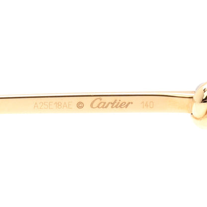 Metal Trinity Sunglasses CT0225SA 002 Gold Silver