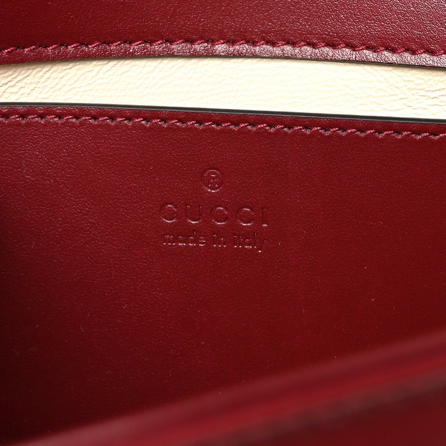 Calfskin Matelasse Mini GG Marmont Shoulder Bag Rosso Ancora
