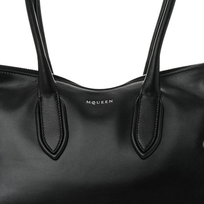 Alexander McQueen Calfskin The Manta Bag Black