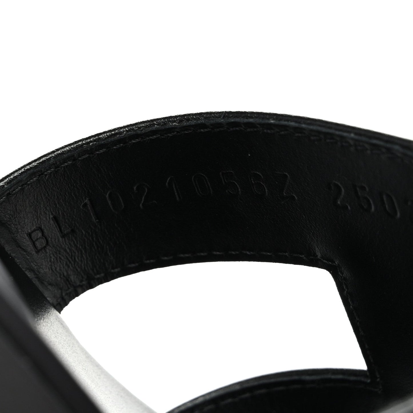 Box Calfskin Oran Sandals 37 Black