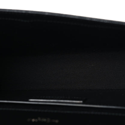 Grain De Poudre Medium Classic Monogram Monochrome Kate Satchel Black