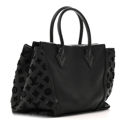 Veau Cachemire Tote W PM Black
