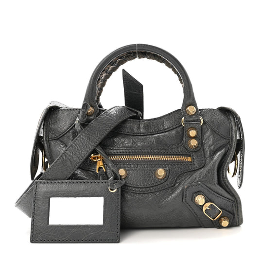 Agneau Giant 12 Gold Hardware Mini City Gris Tarmac