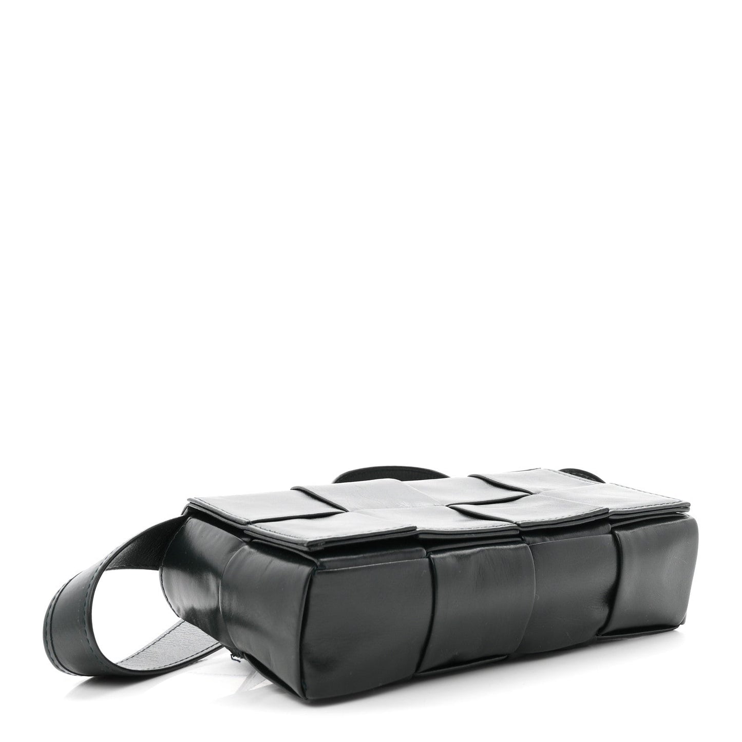 Paper Calfskin Intreccio Cassette Belt Bag Camping