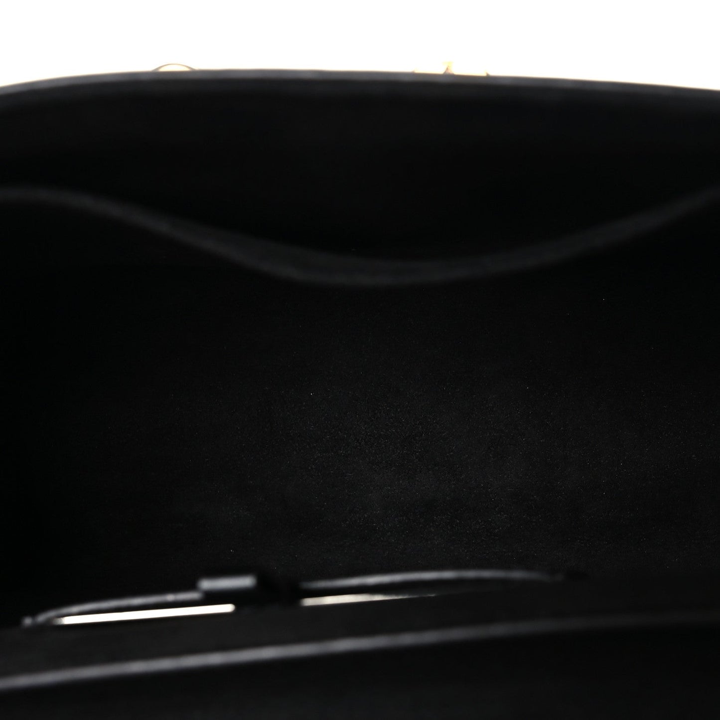 Veau Satin Monogram Twist Shoulder Bag MM Black