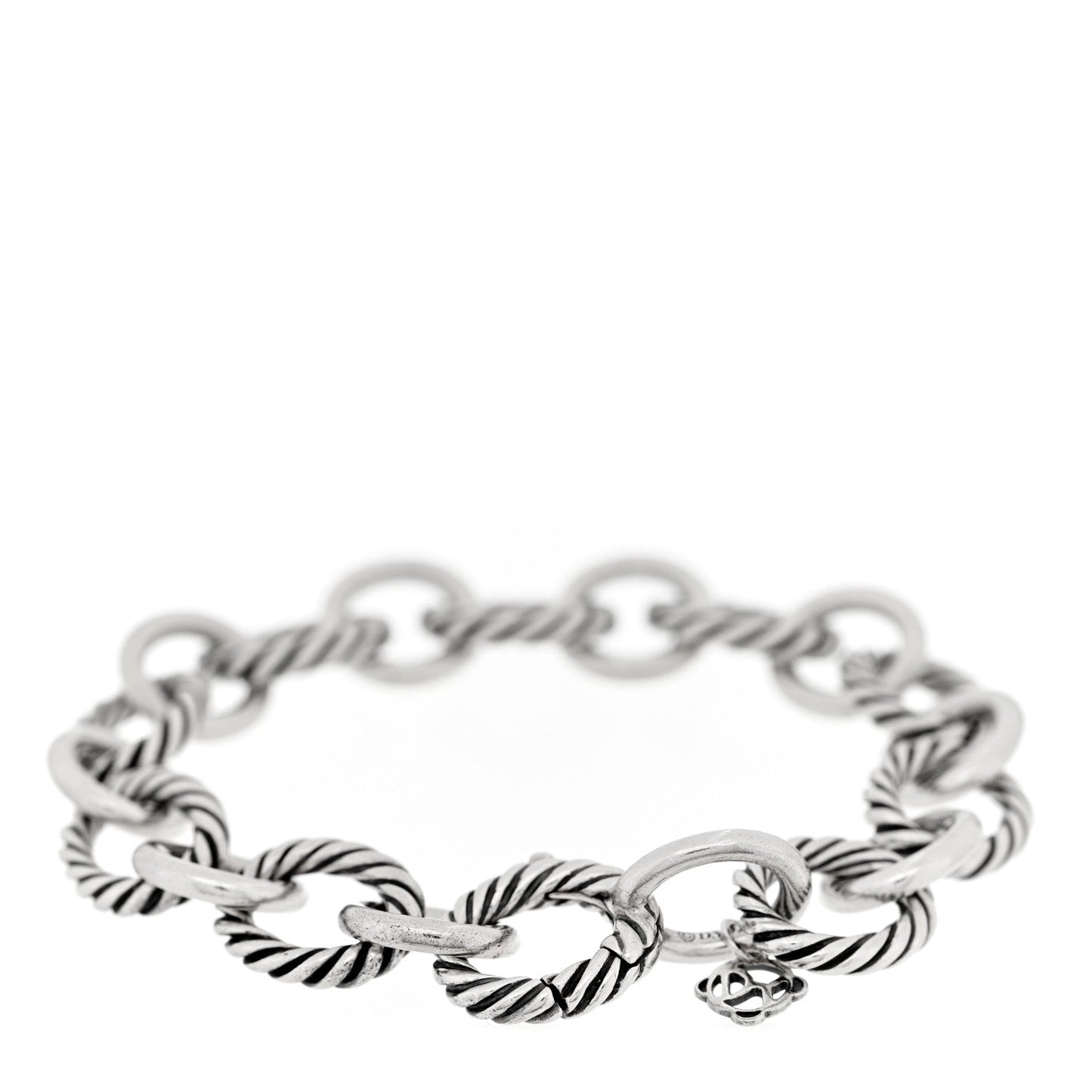 Sterling Silver 12mm Large Oval Link Bracelet