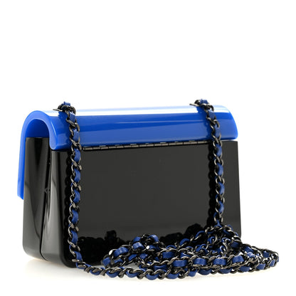 Plexiglass Plexi Coco Bag Black Blue