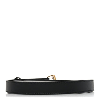 Calfskin Pearl Double G 95 38 Belt Black Cream