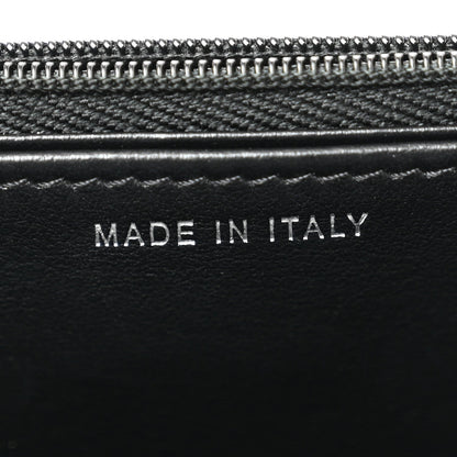 Lambskin Studded Wallet On Chain WOC Black