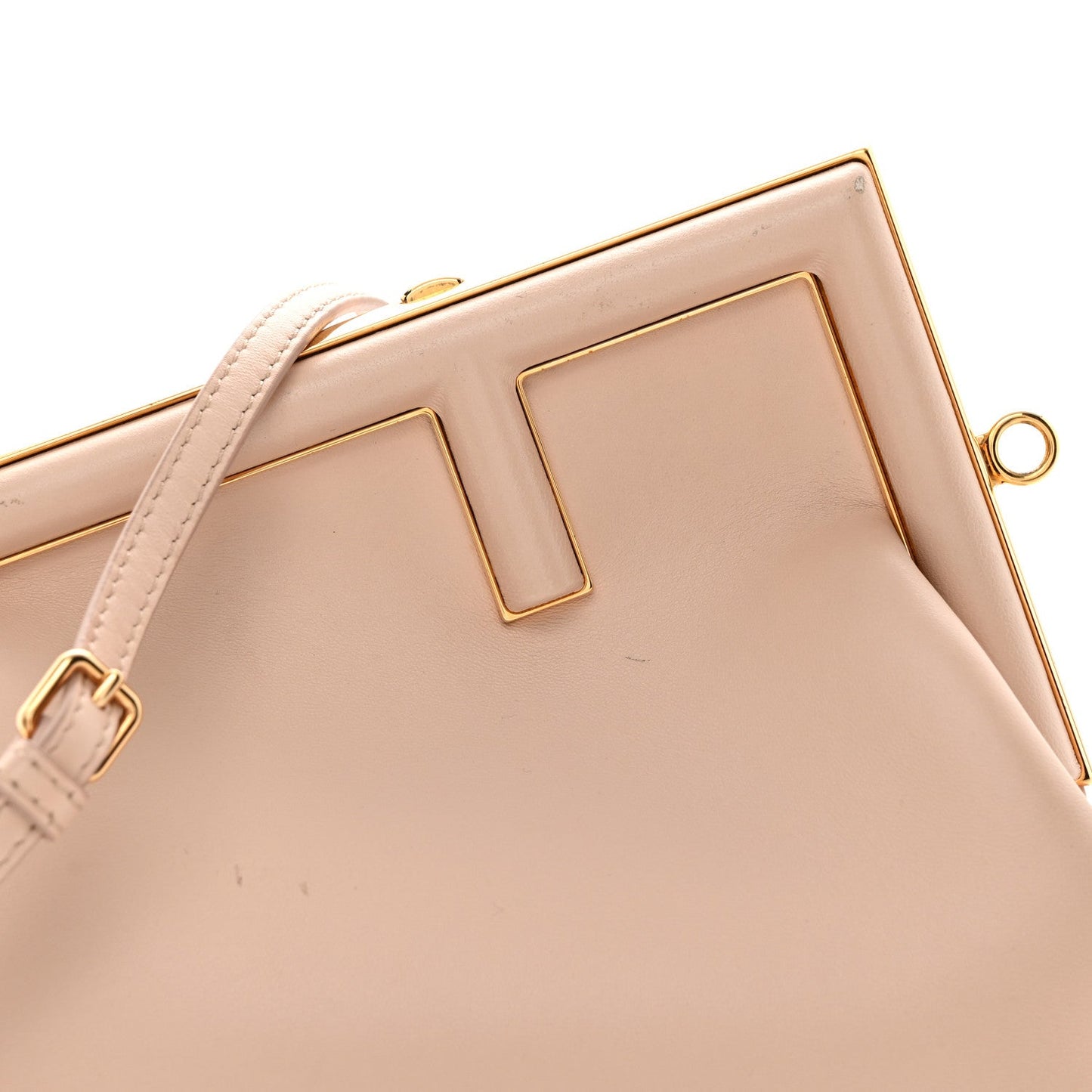 Shiny Nappa Small Fendi First Poudre