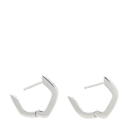 Anita Ko 18K White Gold Diamond Baguette Georgie Huggie Earrings